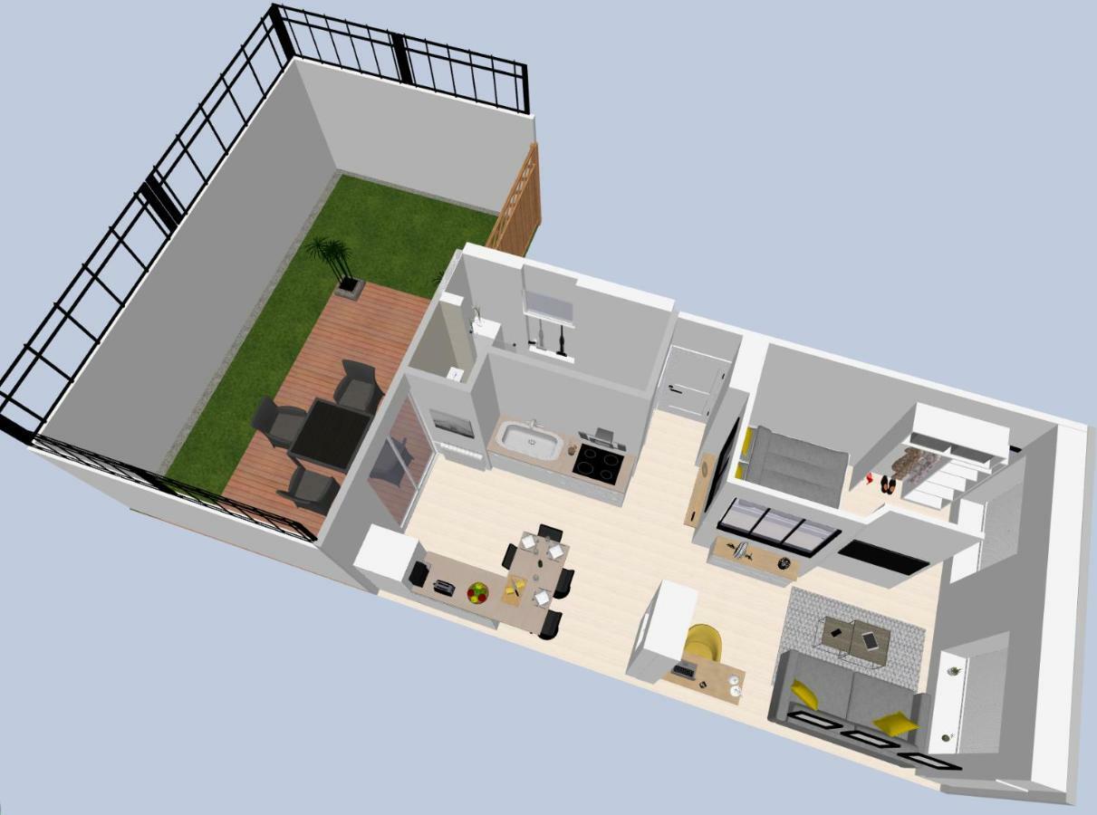 Appartamento Le P'tit Atelier, Terrasse privative Lorient Esterno foto